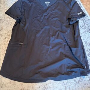 Skechers Slip-Ins Scrub Top in Black